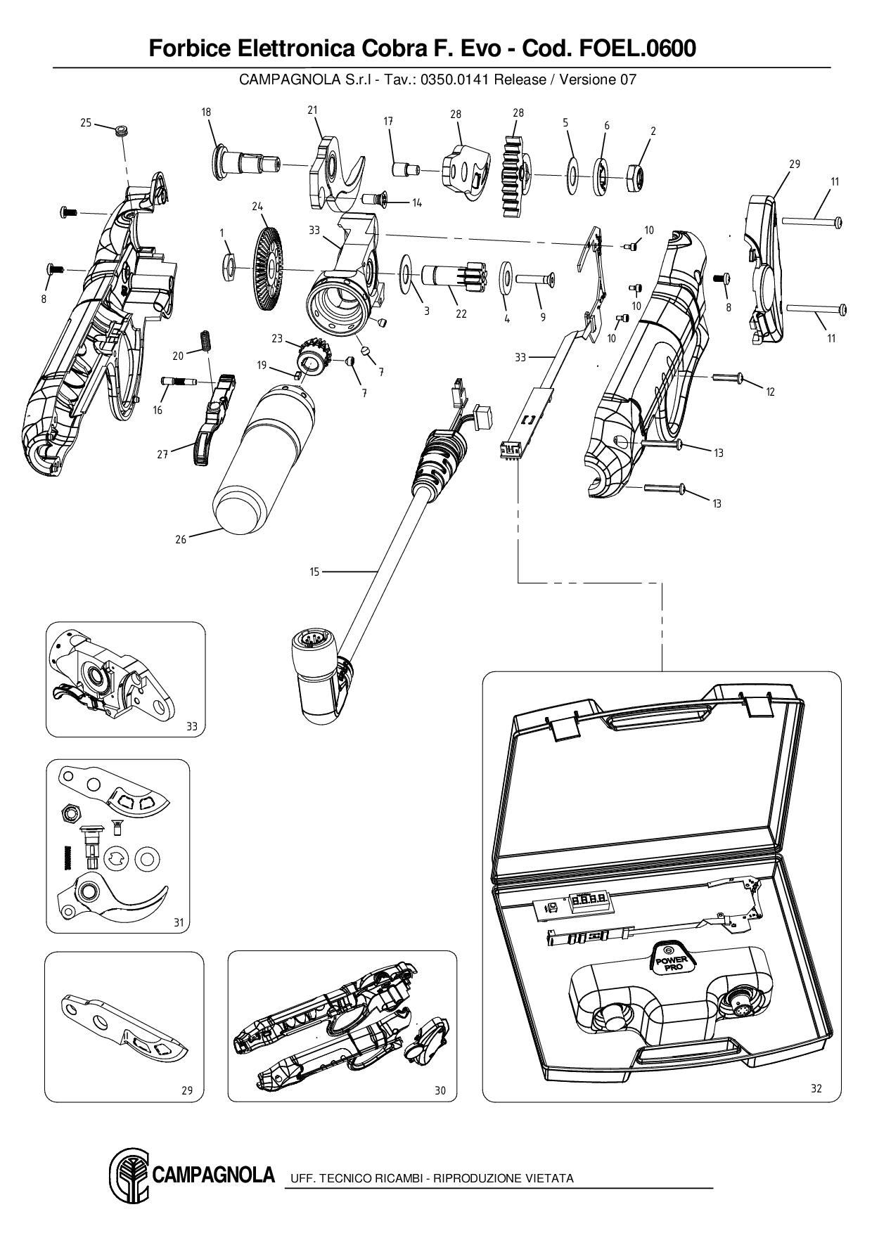 FOEL.0600_Forbice Elettronica Cobra F. Evo